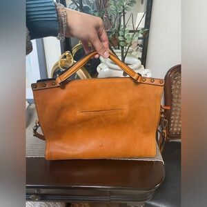 C&C California Cognac leather purse cross body
